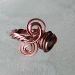 Ring Size 4 Adjustable - Wire Wrapped Ooak Art..