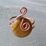 Ring Sz 10 - Wire Wrapped Copper With..
