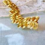 Bracelet, Brass Egyptian Swirl Link